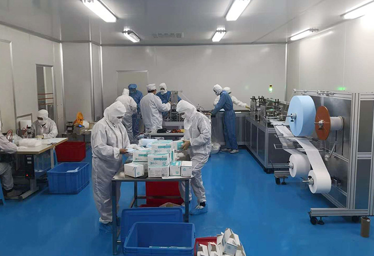 華能醫(yī)藥醫(yī)用口罩生產(chǎn)線正式投產(chǎn)                                                                                       -------共抗疫情，華能在行動